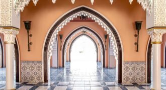 Modern home with pool