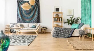 Studio with city view