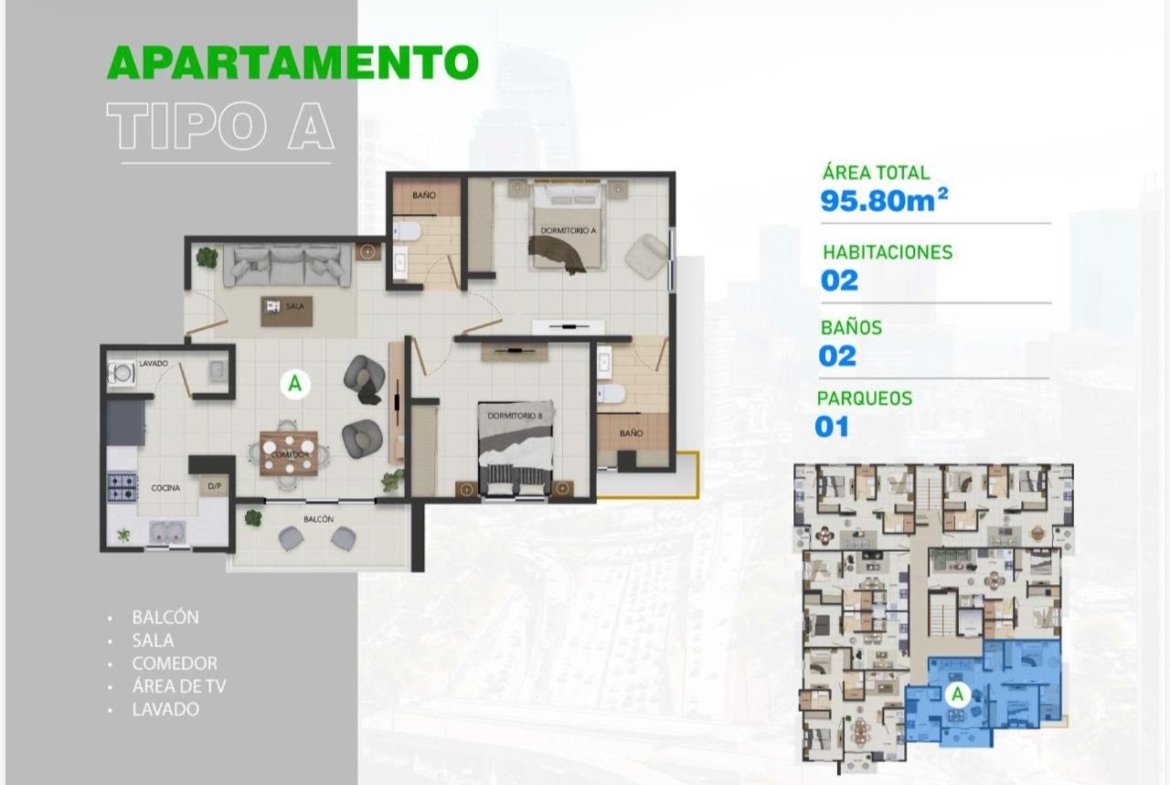 Apartamentos en Venta en Edifica HD X – Miramar, Santo Domingo