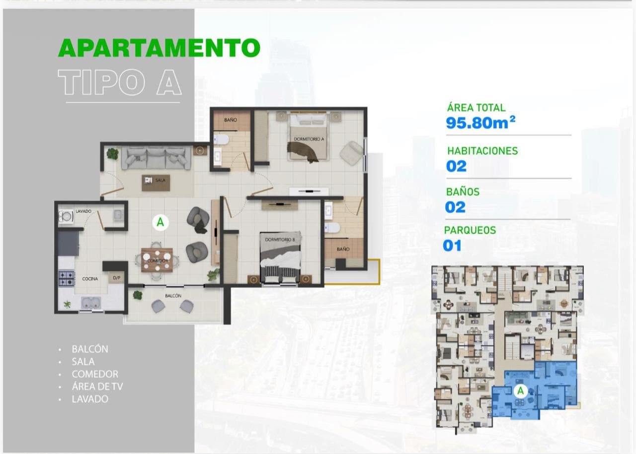 Apartamentos en Venta en Edifica HD X – Miramar, Santo Domingo