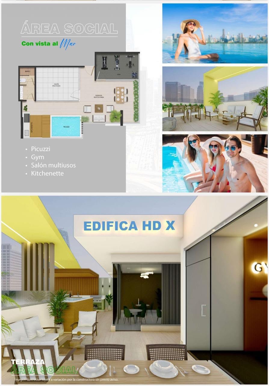 Apartamentos en Venta en Edifica HD X – Miramar, Santo Domingo